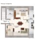 „MODERNE 2-ZIMMER-DACHGESCHOSSWOHNUNG MIT BALKON“ ENERGIEEFFIZIENTER HOLZ-NEUBAU IN 84435 LENGDORF - Grundriss Wohnung 4 - Dachgeschoss